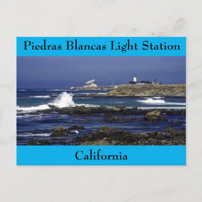 Postcard Piedras Blancas Light (Front)