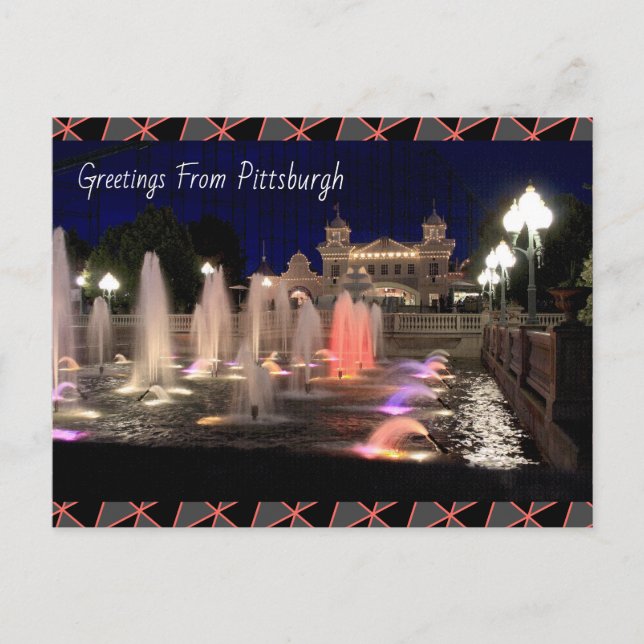 Postcard-Pittsburgh-Amusement Park Postcard (Front)