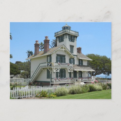 Postcard Point Fermin Lighthouse San Pedro CA Park