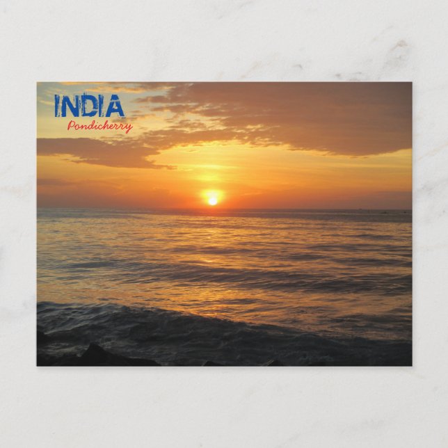Postcard - Pondicherry - India (Front)
