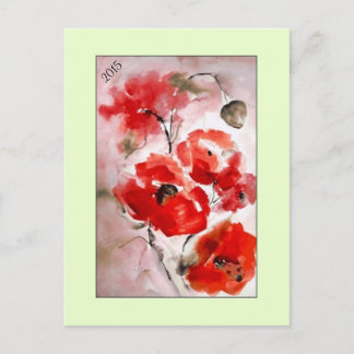 Postcard "Poppies for 2015"
