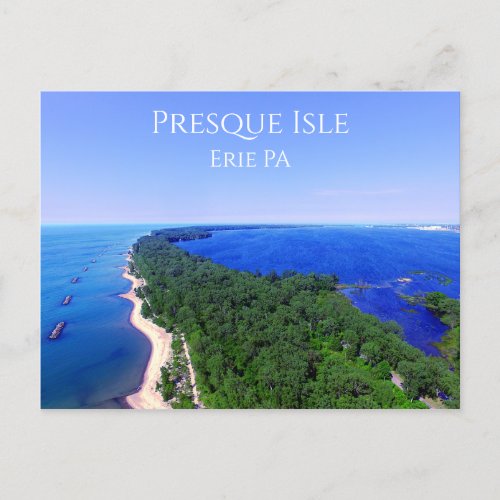 Postcard _ Presque Isle Erie PA