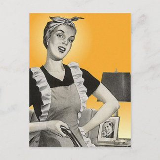 Postcard Promotional Ad For House Cleaning Service