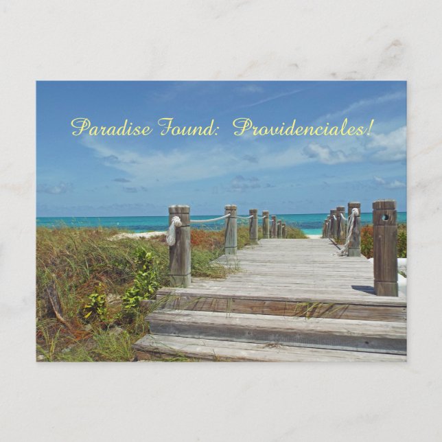 postcard/Providenciales/Turks and Caicos/Paradise Postcard (Front)
