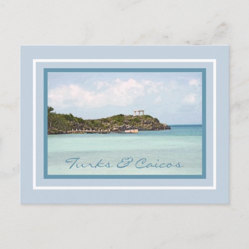 postcard PROVIDENCIALES TURKS  CAICOS ISLANDS Postcard