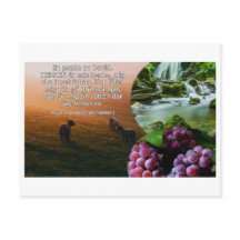 Postcard - Psalm 23: 1-2