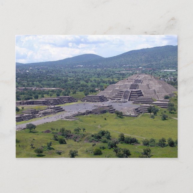 Postcard Pyramid Of The Moon, Teotihuacán, Mexico (Front)