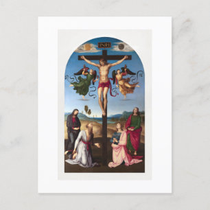 POSTCARD : RAPHAEL :THE MOND CRUCIFIXION 1502 - 03