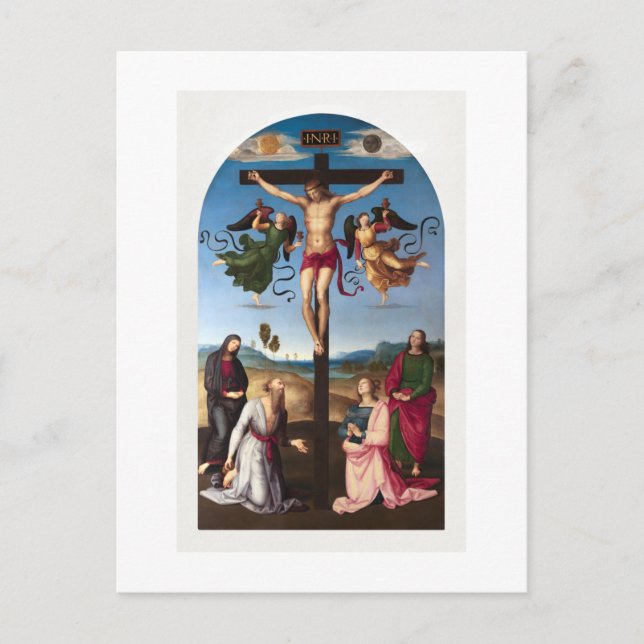 POSTCARD : RAPHAEL :THE MOND CRUCIFIXION 1502 - 03 (Front)
