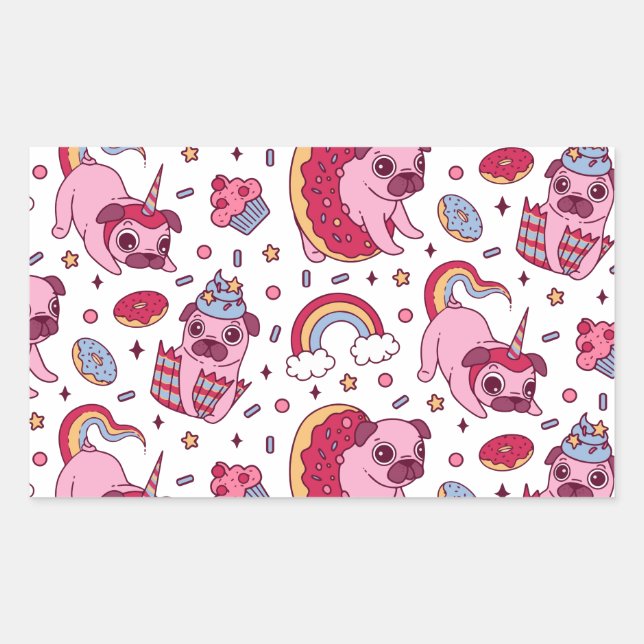 Postcard Rectangular Sticker (Front)