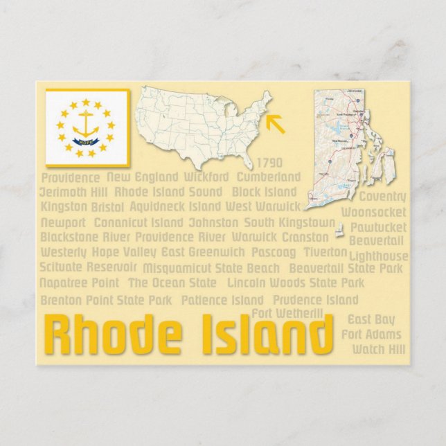 Postcard "Rhode Island" (Front)