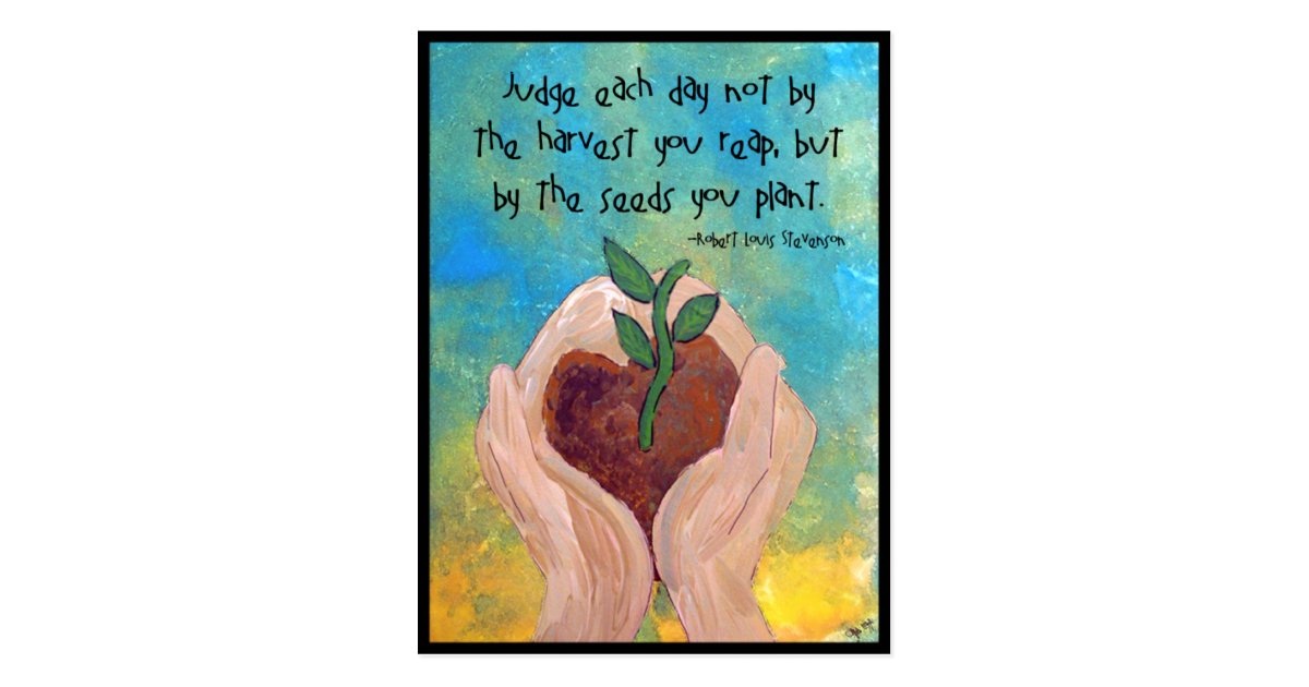 Postcard Robert Louis Stevenson Quote Painting Postcard Zazzle Com