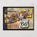 Postcard Route 66 Greetings Vintage at Zazzle
