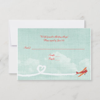 Postcard RSVP Love Is In The Air
