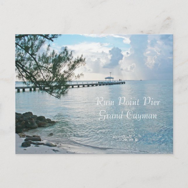 POSTCARD,"RUM POINT PIER, GRAND CAYMAN" POSTCARD (Front)