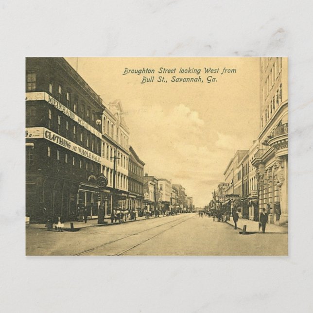 Postcard, Savannah, Georgia, USA Postcard (Front)