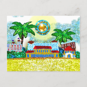 Postcard Sequin Bondi Beach Sydney Australia