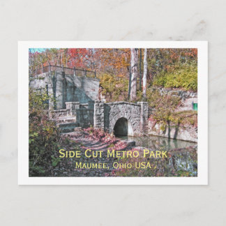 postcard, "SIDE CUT METRO PARK/MAUMEE,OHIO USA" Postcard