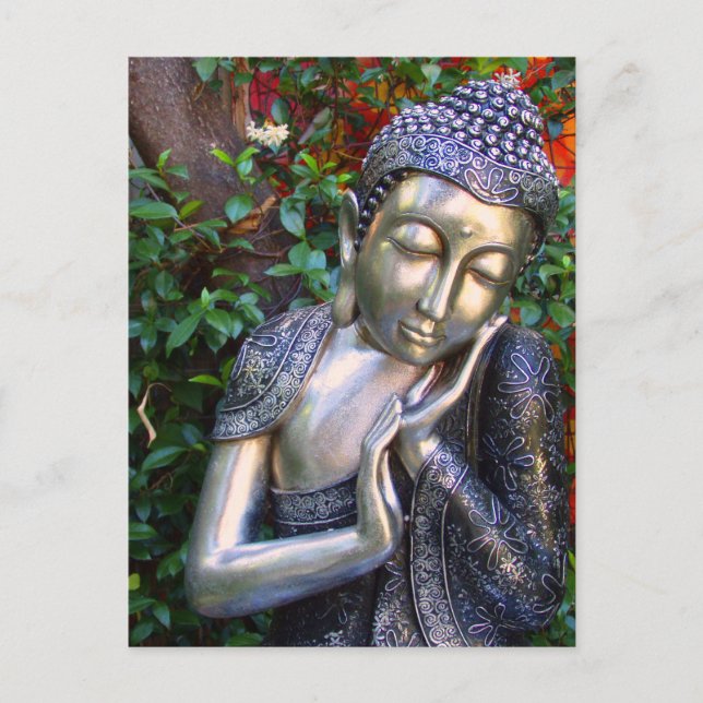 Postcard | Silver Buddha (Front)