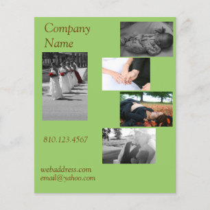 Postcard Size Business Card Flyer