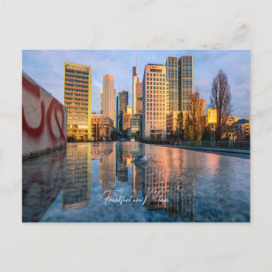 Postcard Skyline Frankfurt am Main