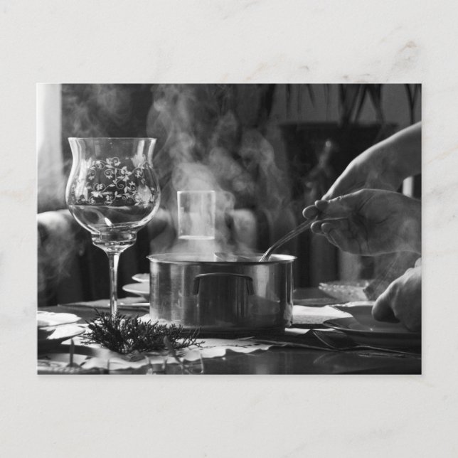 Postcard "Soup for Christmas" (Front)