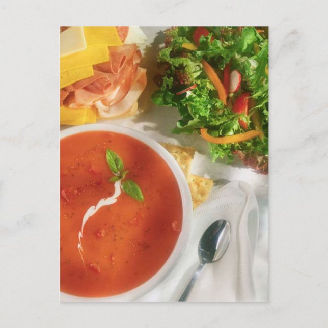 POSTCARD SOUP SALAD AND SANDWICH (Front)