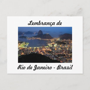 Postcard souvenir from Rio de Janeiro