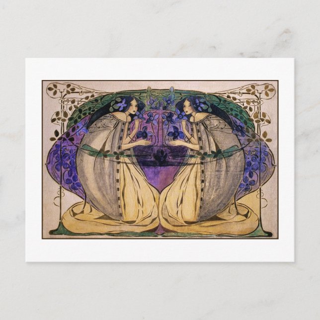 Postcard: Spring by Frances Macdonald Postcard (Front)