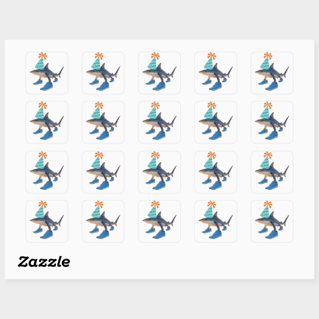 Postcard Square Sticker (Sheet)
