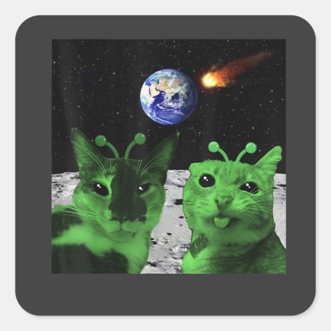 Postcard Square Sticker (Front)