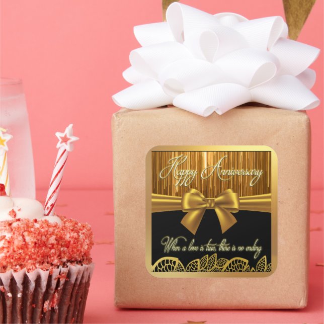 Postcard Square Sticker (Party)