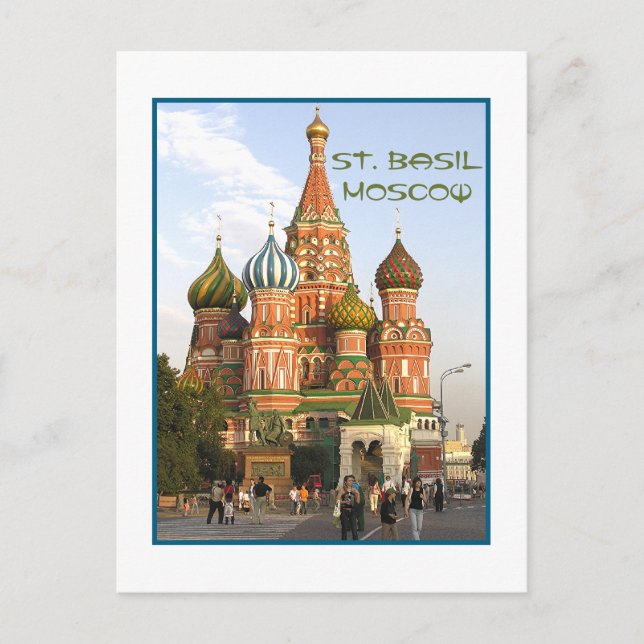 postcard, "St.Basil's, Moscow" Postcard (Front)