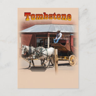 Postcard: Stagecoach Ride #1 (Portrait) Postcard