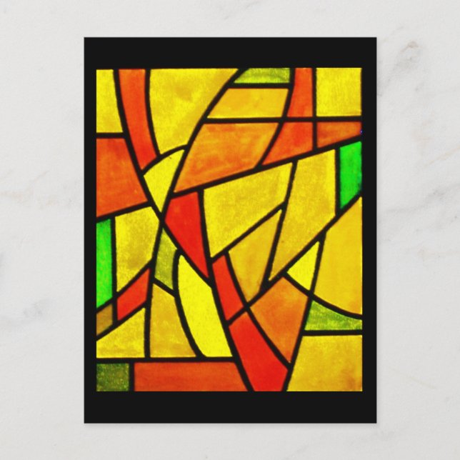 Postcard-Stained Glass-10 Postcard (Front)