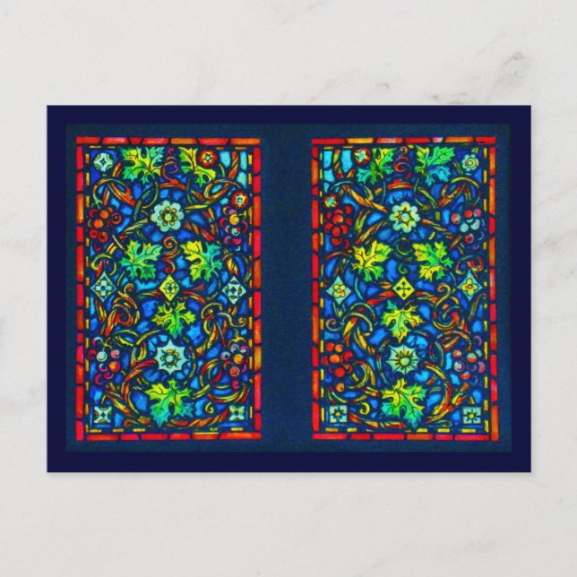 Postcard-Stained Glass-18 Postcard (Front)