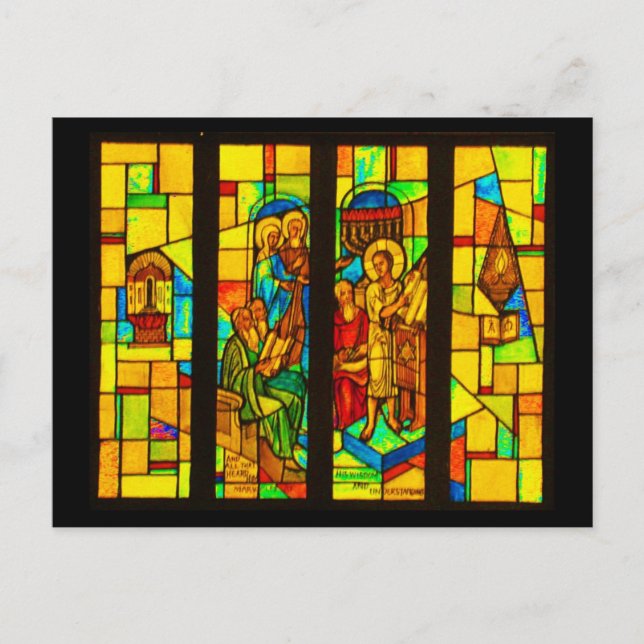 Postcard-Stained Glass-22 Postcard (Front)