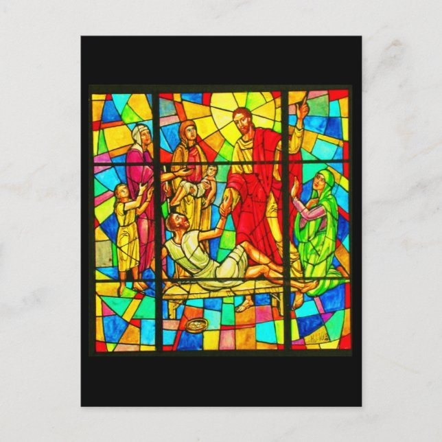 Postcard-Stained Glass-27 Postcard (Front)