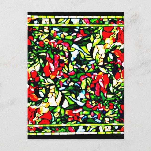 Postcard-Stained Glass-Louis Tiffany 11 Postcard (Front)