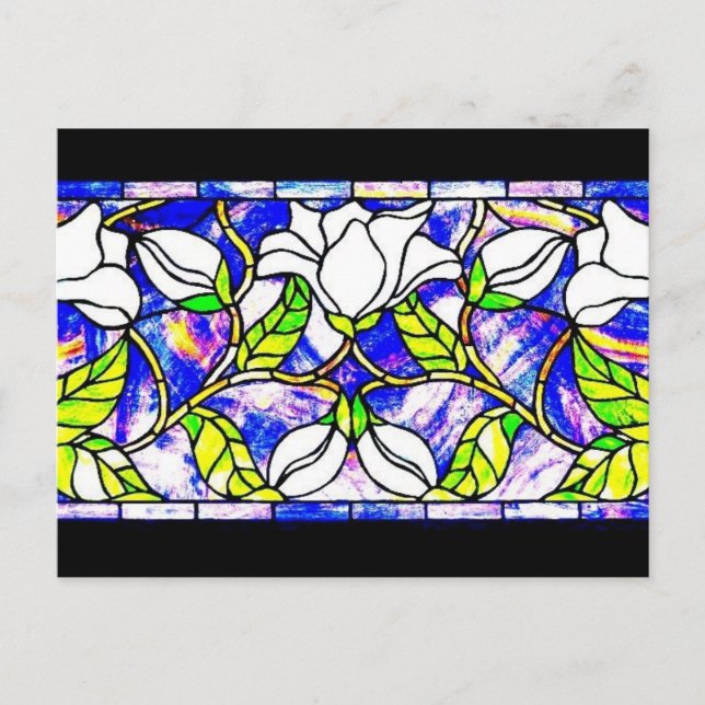 Postcard-Stained Glass-Louis Tiffany 16 Postcard (Front)