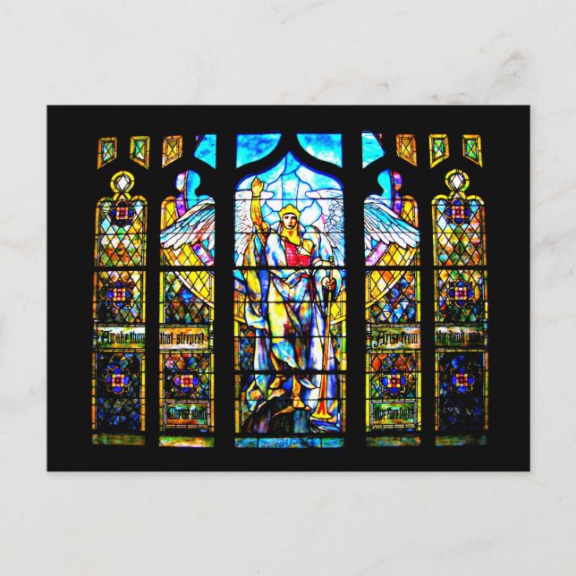Postcard-Stained Glass-Louis Tiffany 1 Postcard (Front)