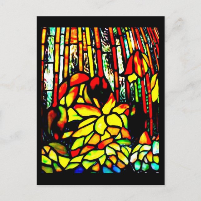 Postcard-Stained Glass-Louis Tiffany 9 Postcard (Front)