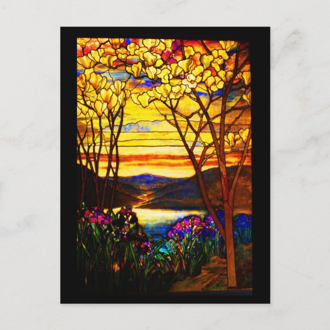 Postcard-Stained Glass-Tiffany 9 Postcard (Front)