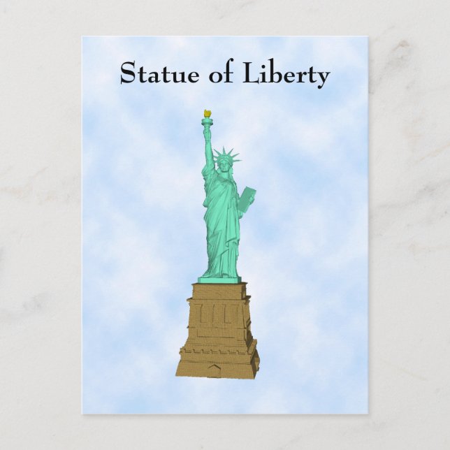 Postcard: Statue of Liberty Postcard (Front)