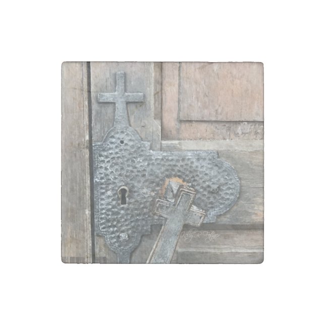 Postcard Stone Magnet (Front)