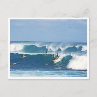 POSTCARD, "SURFING IN KAUAI" POSTCARD