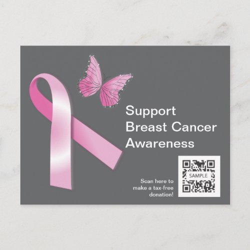 Postcard Template Breast Cancer Awareness