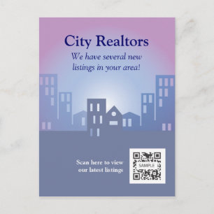 Postcard Template City Realtors