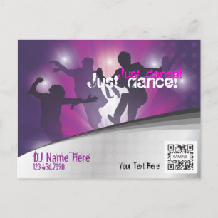 Postcard Template Event Dance