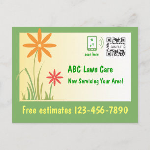 Postcard Template Lawn Care